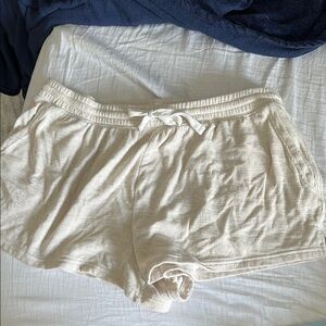 Aerie Beige Lounge Shorts